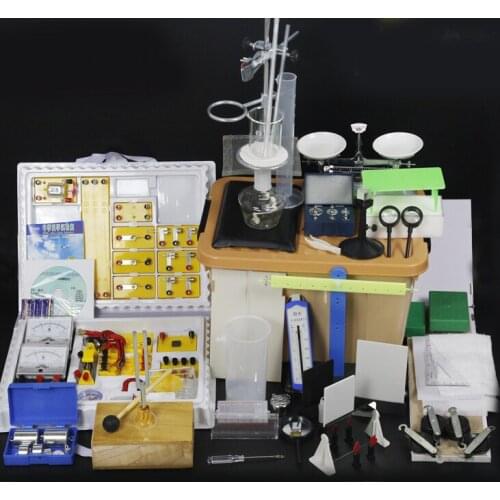 Full set of school physics experiment box junior high laboratory instrument mechanics acoustics optical thermodynamics