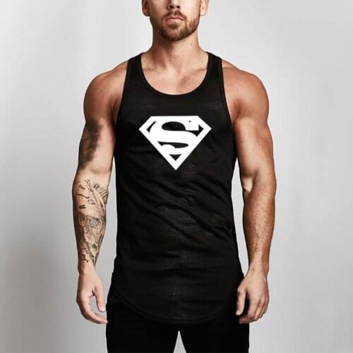 Mesh Gym Mens Tank Top Fitness Brand Workout Fashion Casual Stringer Undershirt Singlets Sleeveless Tanktops Bodybuilding Vest