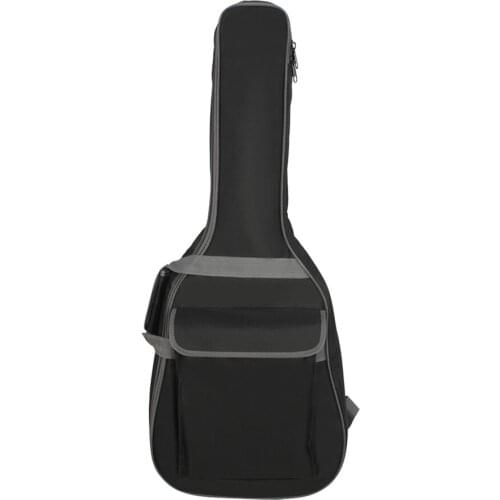 38 Inch Acoustic Guitar Bag Oxford Fabric Waterproof Backpack Cotton Double Shoulder Straps Padded Soft Case Guitar Accessories