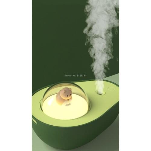 Portable Humidifier 200ml USB Wireless Aroma Diffuser Air Humidificador Oil Diffuser Home Sprayer Bedroom Atmosphere Lamp
