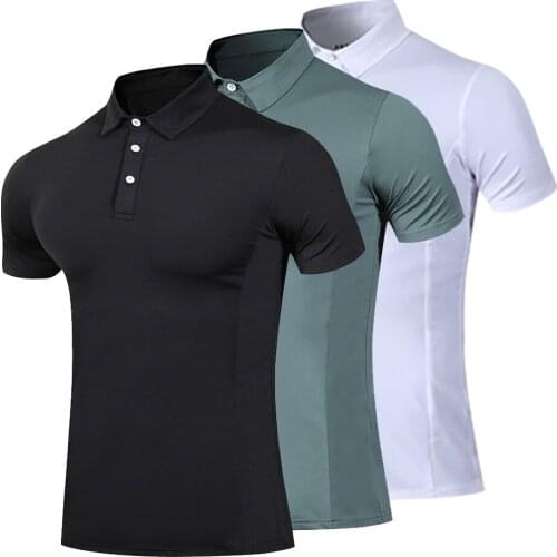 Top Quality Golf Wear Breathable T Shirt Golf Shirt Fitness Gym Golf Clothing Outdoor Running T-Shirt Mens Casual Sports Shirt