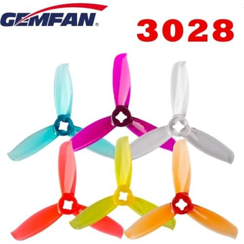 10 Pairs/20 PCS Gemfan Windancer 3028 3-blade Propeller Compatible 5mm/1.5mm Mounting Hole for RC FPV Racing Drone DIY Part Accs