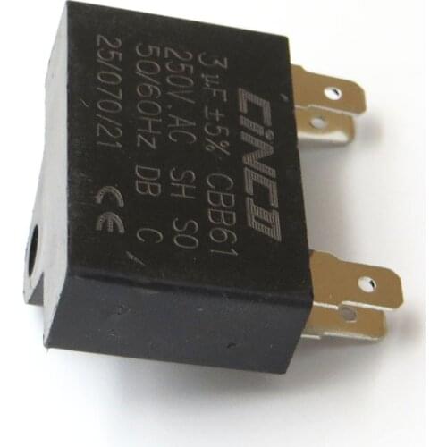 3uF 250V CBB61 Motor Run Capacitor Ceiling motor fan Start exhaust ventilating Air Conditioner Capacitor 250VAC 3mf 3mfd