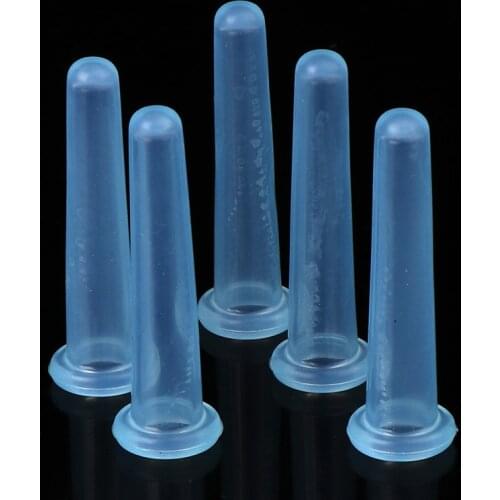 5pcs 15*50mm Mini Silicone Facial Vacuum Cup Anti Cellulite For Face Neck Back Eyes Massage Cans Suction Massager Health Care