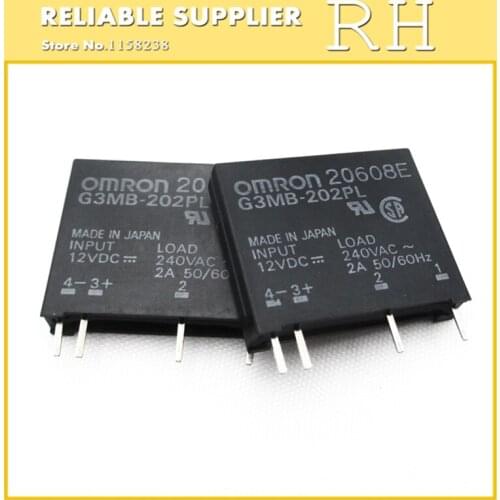 5PCS/lot solid state relay G3MC-202P 5VDC 12VDC 2A 4PIN