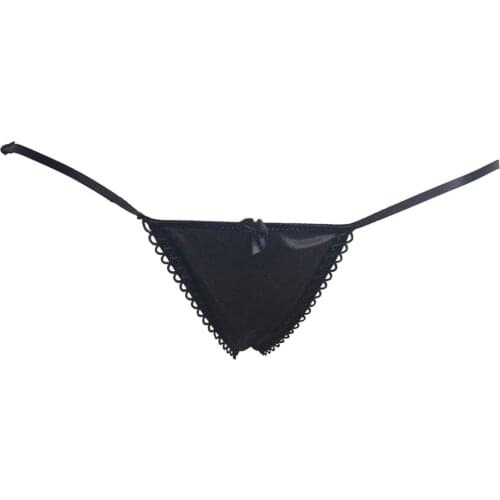 5pcs Women Panties Side Tie Bandage Sexy Black Lingerie G String Thong Underwear Ladies Underpants ropa interior femenina