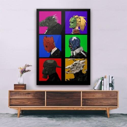Dorohedoro anime Kaiman Q hayashida kaiman kai aikawa anime Canvas painting decor wall art pictures bedroom study prints poster