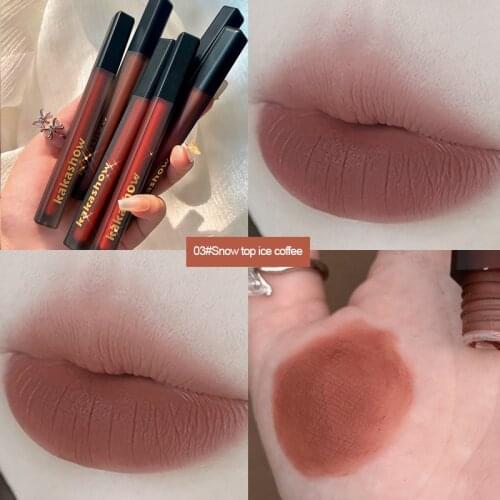 6 Colors Velvet Matte Lipstick Long Lasting Waterproof Sexy red Color Lipstick Red Liquid Lip Gloss Korean Cosmetic Makeup TSLM1