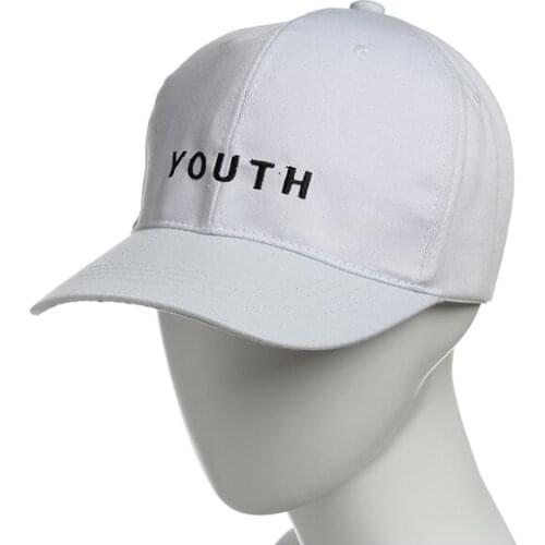 HW Boutique Baseball cap Youth Alphabet embroidery Outdoor leisure cap Brief Edition cap Hats for women Hip Hop snapback hats