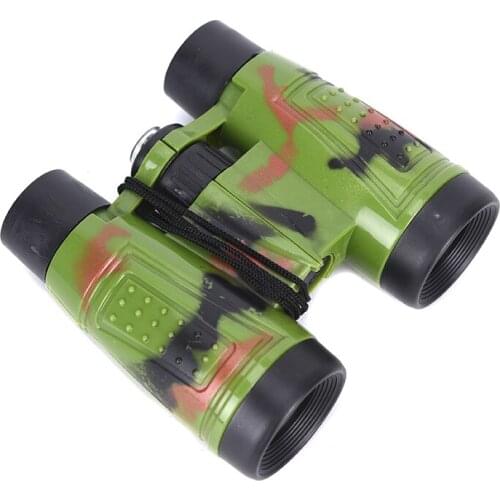 Portable Telescope Mini Kid Binoculars With Rope Strap 6x30 Children Binoculars Telescope Military Games Toys Outdoor Camping