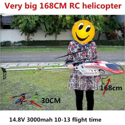 168cm Radio Remote Control Helicopter RTR With LED Lights With Gyro 3.5CH 3000mAh Battery Airplane Model Adult Toys Outdoor Toys