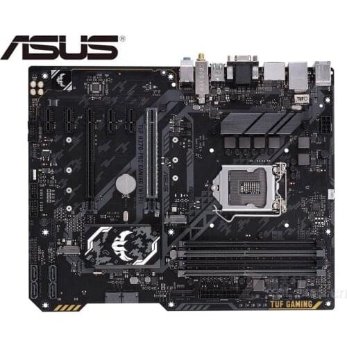 For Asus TUF H370-PRO GAMING (WI-FI) Original Used Desktop Intel H370 H370M DDR4 Motherboard LGA 1151 i7/i5/i3 USB3.0 SATA3