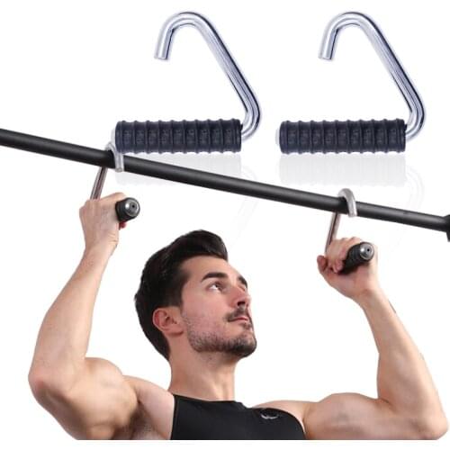 Heavy Duty Pull Up Training Metal Handles for Gym Home Strength Workout Weightlifting Resistance Bands Handle Fitness Equipment