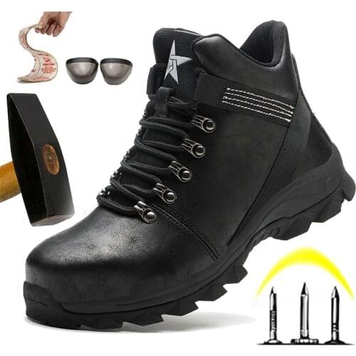 KEXUEJIA Men's Work Shoes