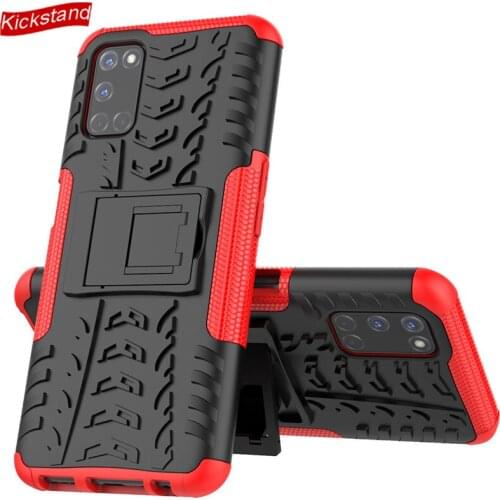 Shockproof Cover for Realme C17 C15 C12 C11 C3 C2 C1 X2 XT X Lite Case Kickstand Anti Slip Hard Soft Rubber Reliable Protector