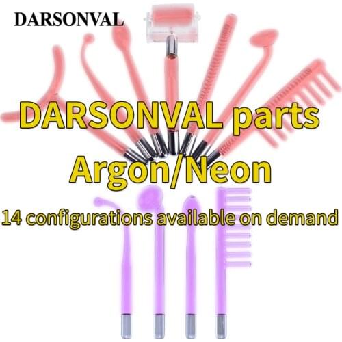 DARSONVAL 1Pcs High Frequency Facial Mushroom Electrode Nozzle Attachment Tubes Face Massager Purple Light Face Skin Care Device