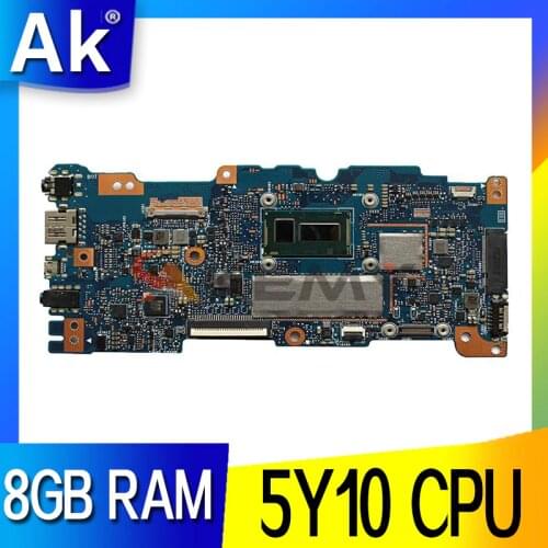 UX305FA With 5Y10 CPU 8GB RAM Mainboard REV 2.0 For ASUS UX305 UX305F UX305FA Laptop Motherboard 100% Tested free shipping