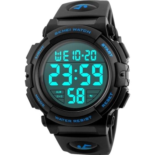 Time Secret mens fashion luminous waterproof watch multi-function digital wristwatches outdoor sports male student watch