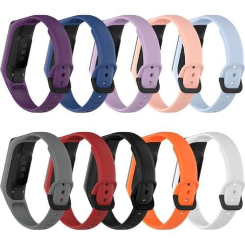 Soft Silicone Sport Band Straps For Samsung Galaxy Fit 2 SM-R220 Bracelet Replacement Watchband Wearable Devices Accessories