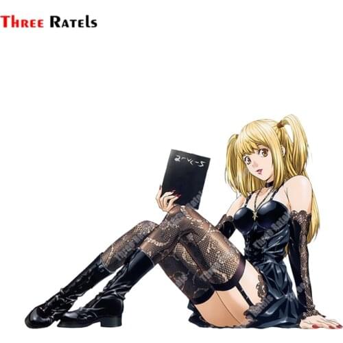 Three Ratels A895 Death Note Misa Amane Anime Stickers For Peugeot 207 Waterproof Car Body External Decor Decals