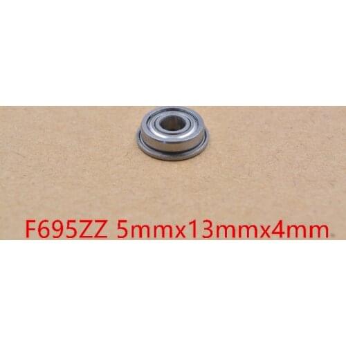 5mm bearing F695ZZ 5mmx13mmx4mm flange ball deep groove toy car 1pcs