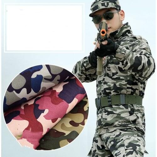 Camouflage Print polyester Cloth for Camo DIY Table Cloth Sewing Toys Cap Outdoor Scarves Making Materials DIY Fabric