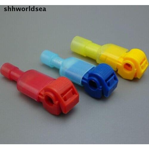 Shhworldsea 90pcs/lot Scotch Lock Quick Splice Wire Connectors Terminals Crimp Electrical Car Audio 22-10AWG(0.5-6.0mm2) Wire