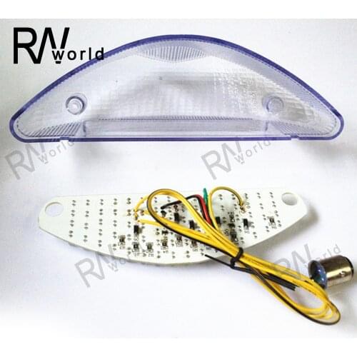 E-Mark Motorcycle LED Taillight Integrated Turn Signals For BMW G650GS 2008-2016 / G650GS Sertao 2011-2015 / R1200GS 2003-2008