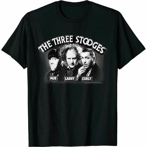 Tts- The Three Stooges Opening Credits Logo T-Shirt