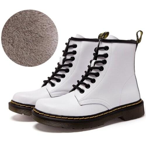 Womens shoes autumn and winter leather Martin boots women 2021 new boots children couple short boots British knight boots women