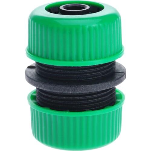 1Pc Useful 1/2" Plastic Home Garden Water Hose Tubing Pipe Connector Joint Coupler Quick Adapter Fittings Length 45mm