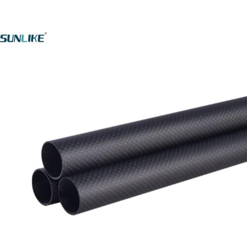 1 PCS Length 1000MM Carbon Fiber Tube Diameter 30mm 32mm 33mm 34mm 35mm 37mm For RC Model Aircraft Drone Accessories