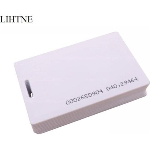 10PCS 125KHz ID Thick Card RFID Cards EM Access Control System Card