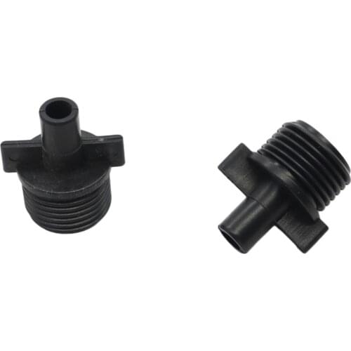 ID 5.5mm OD 9mm Sprinkler Connectors 1/2" Male Thread Agriculture Garden Irrigation Pipe Fittings Nozzle Quick Connectors 10 Pcs