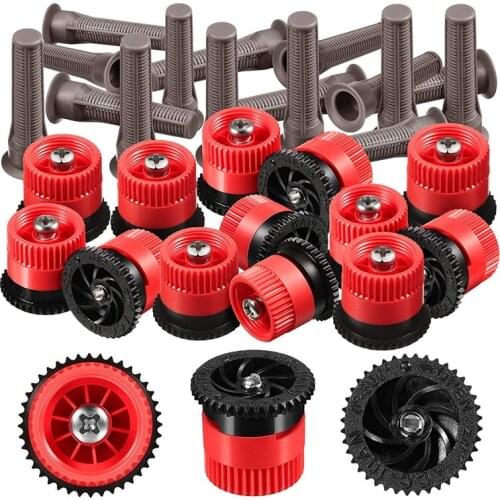 16 Pcs Variable Arc Nozzle 9.8 Feet Radius High Efficiency Replacement Track -Up Sprinkler Heads Compatible