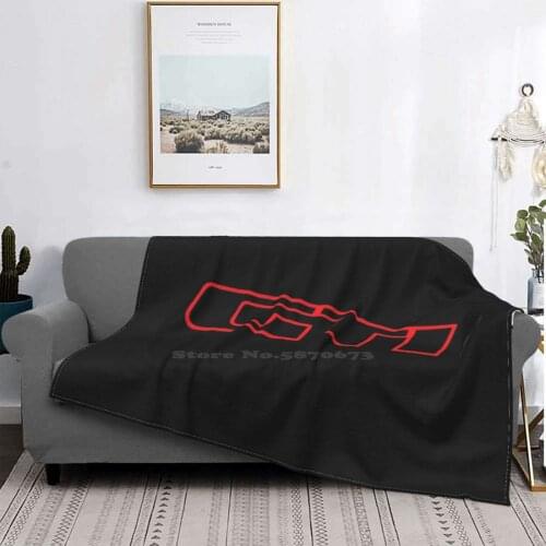 205 Gti Logo Emblem New Arrival Fashion Leisure Flannel Blanket 205 Gti Logo Emblem 205 Injection Grand