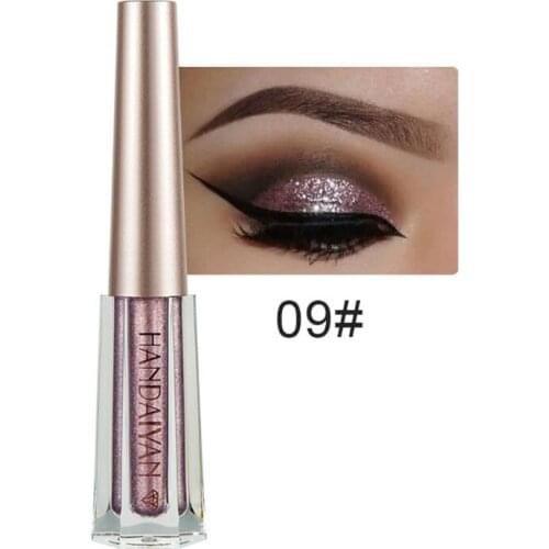 3ml Glittering Liquid Eyeshadow Women Girls Make-up Eye Shadow Long Lasting Not Blooming Glitter Eye Makeup Cosmetic