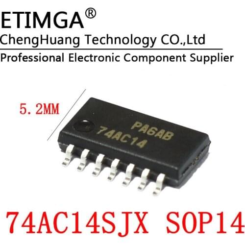 5PCS/LOT 74AC14SJX 74AC14 SOP14 5.2MM