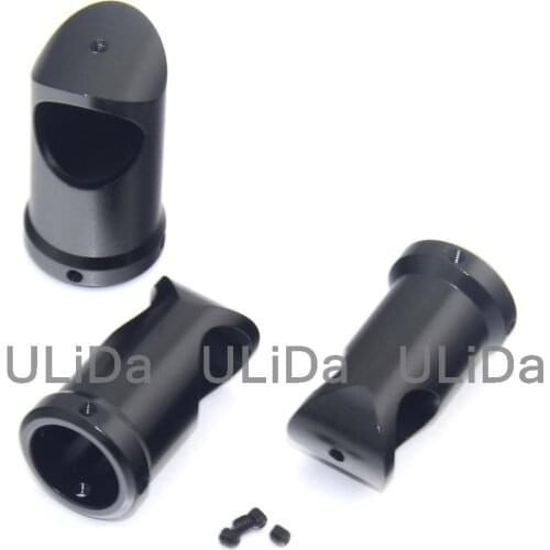 2pcs Aluminum D14/16/18/20mm Tripod Tee Tee Joint Pince Deck Landing Gear Carbon Tube Three-way Fixed Mount Connector for UAV