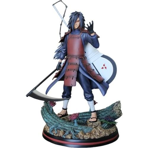 30cm-32cm NARUTO Uchiha Sasuke Hatake Kakashi Uzumaki Naruto Uchiha Madara Anime characters Action PVC Collection Model Toy Anim
