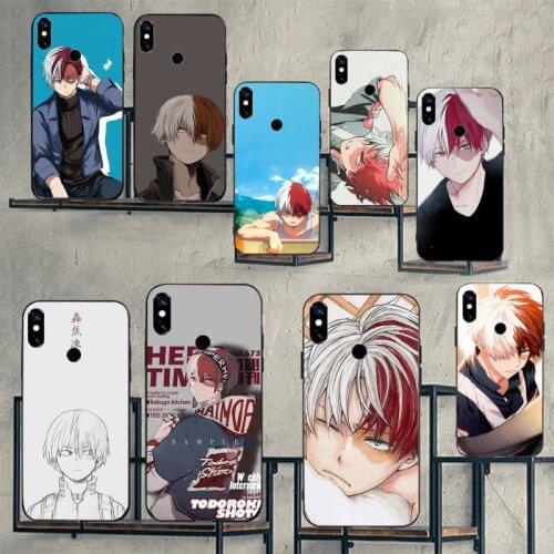 Shoto Todoroki My Hero academia Anime Phone Case For Xiaomi Redmi note 7 8 9 t max3 s 10 pro lite cover funda coque shell
