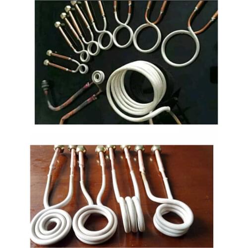 Different shape and dimension induction coils suitable for induction heating melting machine induction rings