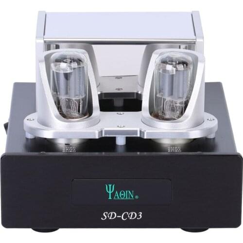 Quality！YAQIN SD-CD3 Stereo Tube Preamplifier Signal Upgrade Buffer Processor HiFi Preamp for CD/DVD Player