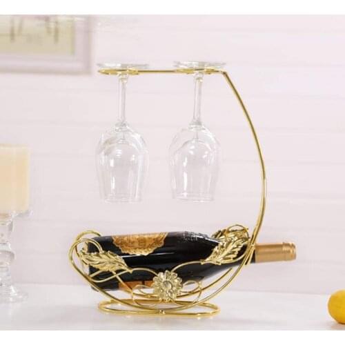 Creative Metal Wine Rack Hanging Wine Glass Holder Bar Stand Bracket Display Stand Bracket Decor Barware Supplies Christmas gift