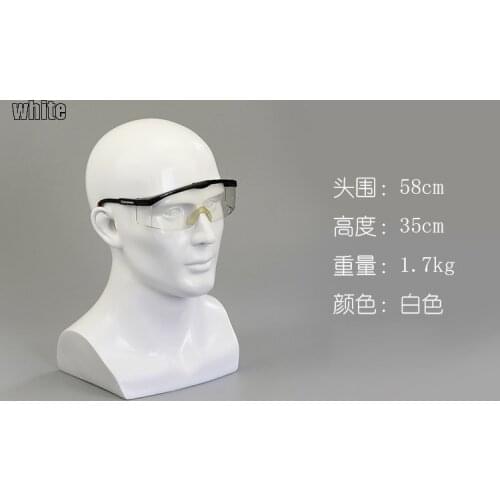 High Quality Fashionable Men Fiberglass Head Mannequin Head Manikin Professional Manufacturer In China