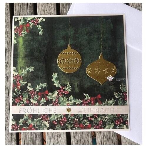 Snowflake hanging chain bell metal Cutting Dies Stencils DIY Scrapbooking Paper/photo Cards Embossing Dies