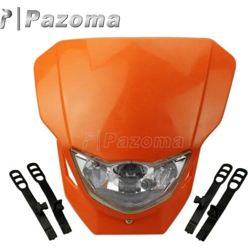 12V 35W Headlamp Motorcycle Dirt Bike Headlight Fairing Enduro Motocross for Kawasaki KX 250F 450F KLX 450R 150 KDX200 KLR KLE