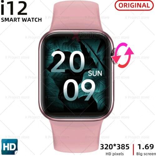New i12 Smart Watch Call Bluetooth SmartWatch Men 1.69 inch Heart Rate Women Watches pk iwo 10 13 14 AK76 HW22 T500 W46 pro plus