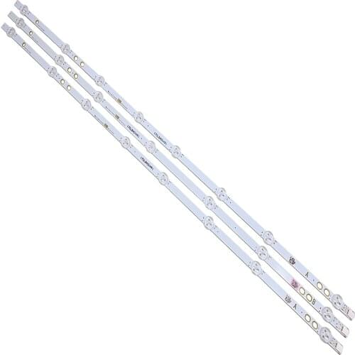 New Kit 3 PCS 745mm LED backlight strip for LG vestel BUSH DLED40287FHD LB40017 V1_05-38S 17DLB40VXR1 VES400UNDS-2D-N11