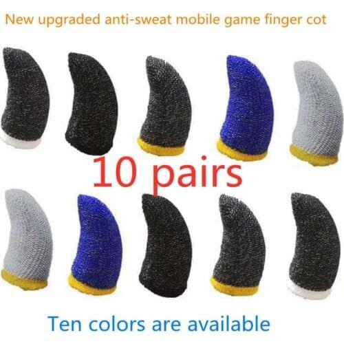 Mobile Touch Screen Gloves Gaming Sensitive Finger Sleeve Anti Sweating Non-slip Gamer Accessories for PUBG Mobile Phones Game